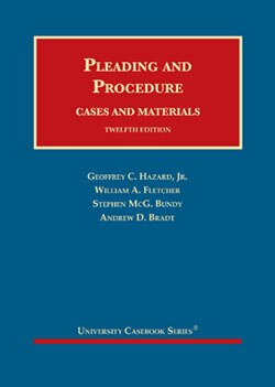 Hazard Pleading and Procedure, Cases and Materials,